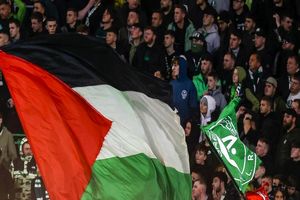 سنگ تمام هواداران سلتیک برای فلسطین