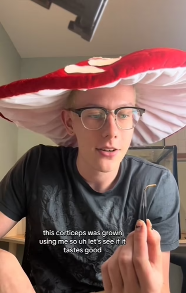 1698998323 7 این فرد قارچ های زامبی را با خون و پوست