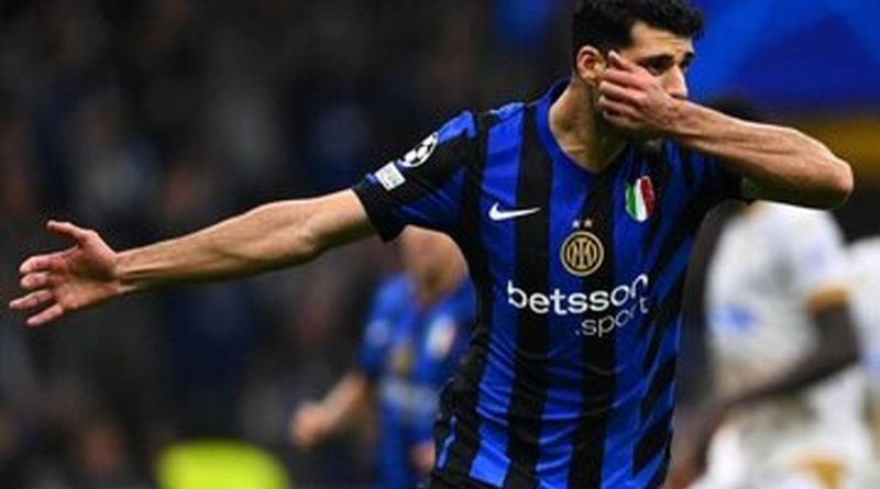 مهدی طارمی در تیم برنده اینتر