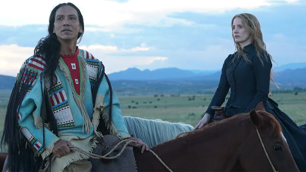 ۱۰ فیلم وسترن جنگی برتر تاریخ سینما؛ از Woman Walks Ahead تا Seraphim Falls_صبح سریع 21 زن جلو می رود ۲۰۱۷