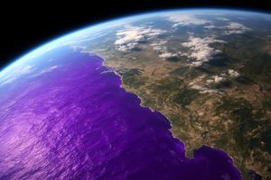 رنگ اقیانوس‌های زمین در آینده ممکن است بنفش شود