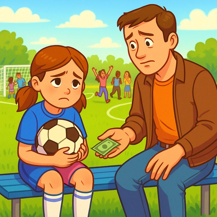 دادن پول توجیبی برای پر کردن جای خالی خود